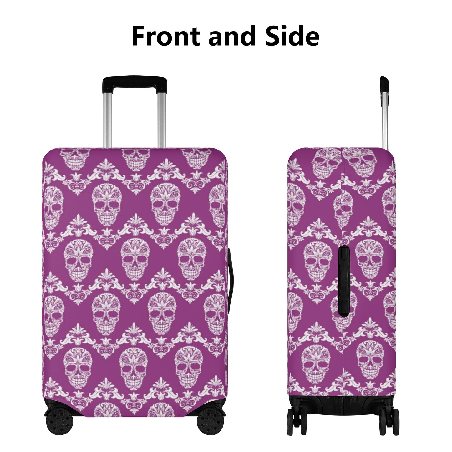 Skull Calaveras candy skull Polyester Luggage Cover