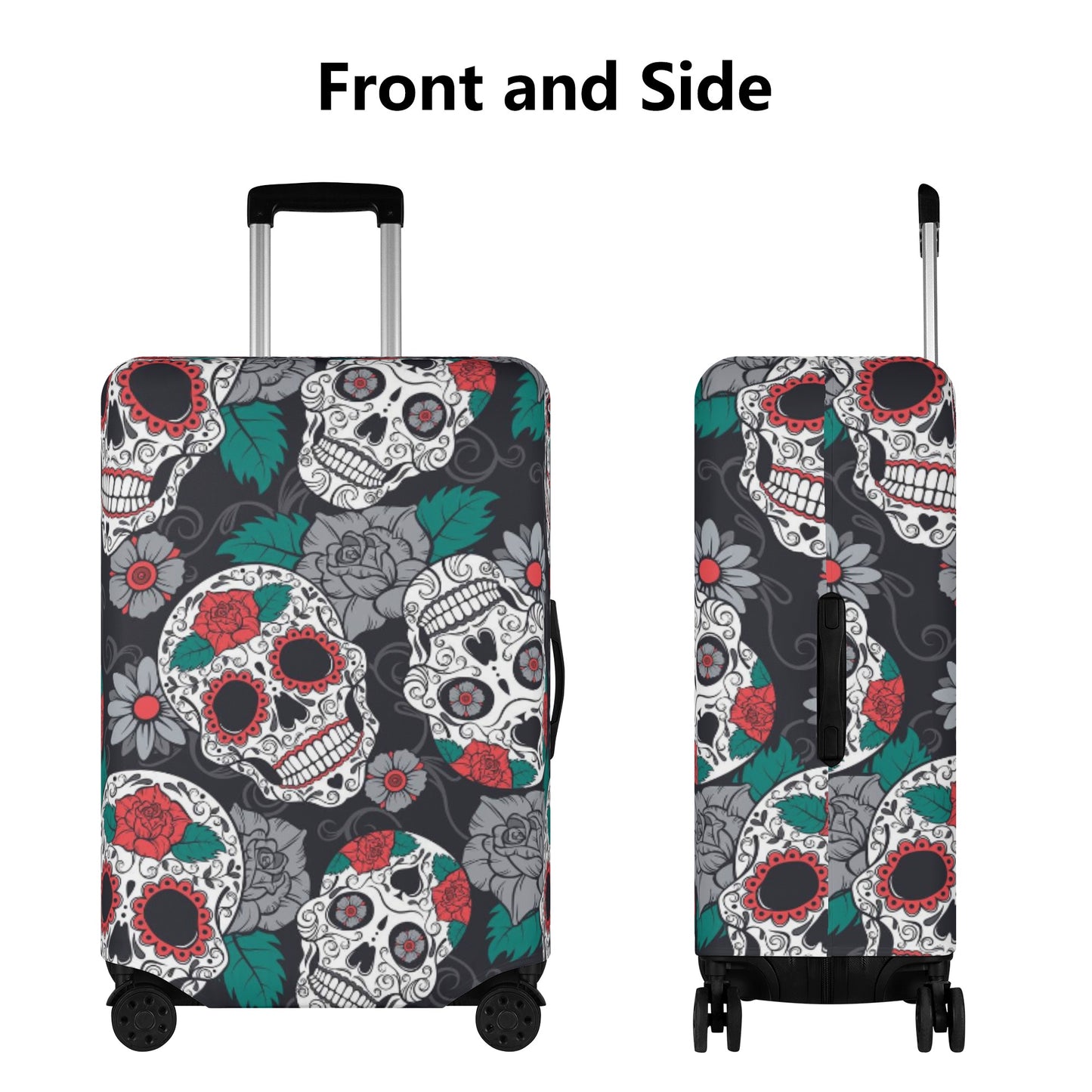 Grim reaper Halloween Polyester Luggage Cover