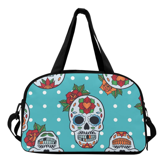 Sugar skull day of the dead travel bag Travel Luggage Bag