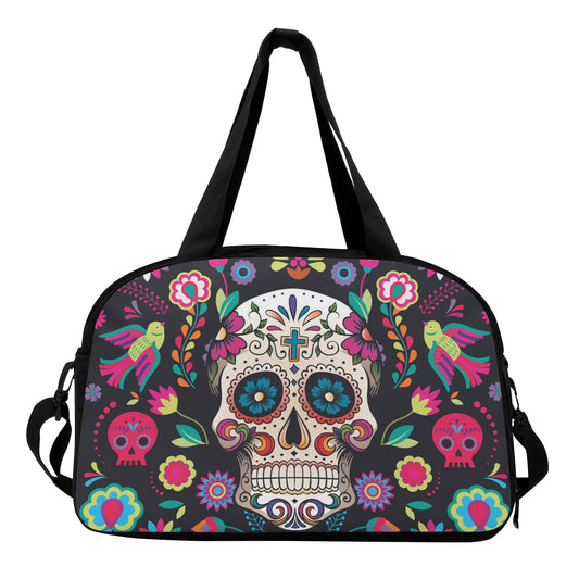 Mexican skull calaveras candy skulls Travel Luggage Bag