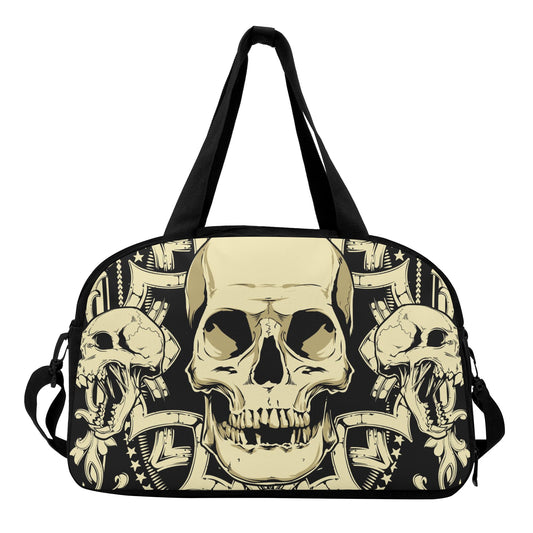 Skull Halloween Travel Luggage Bag