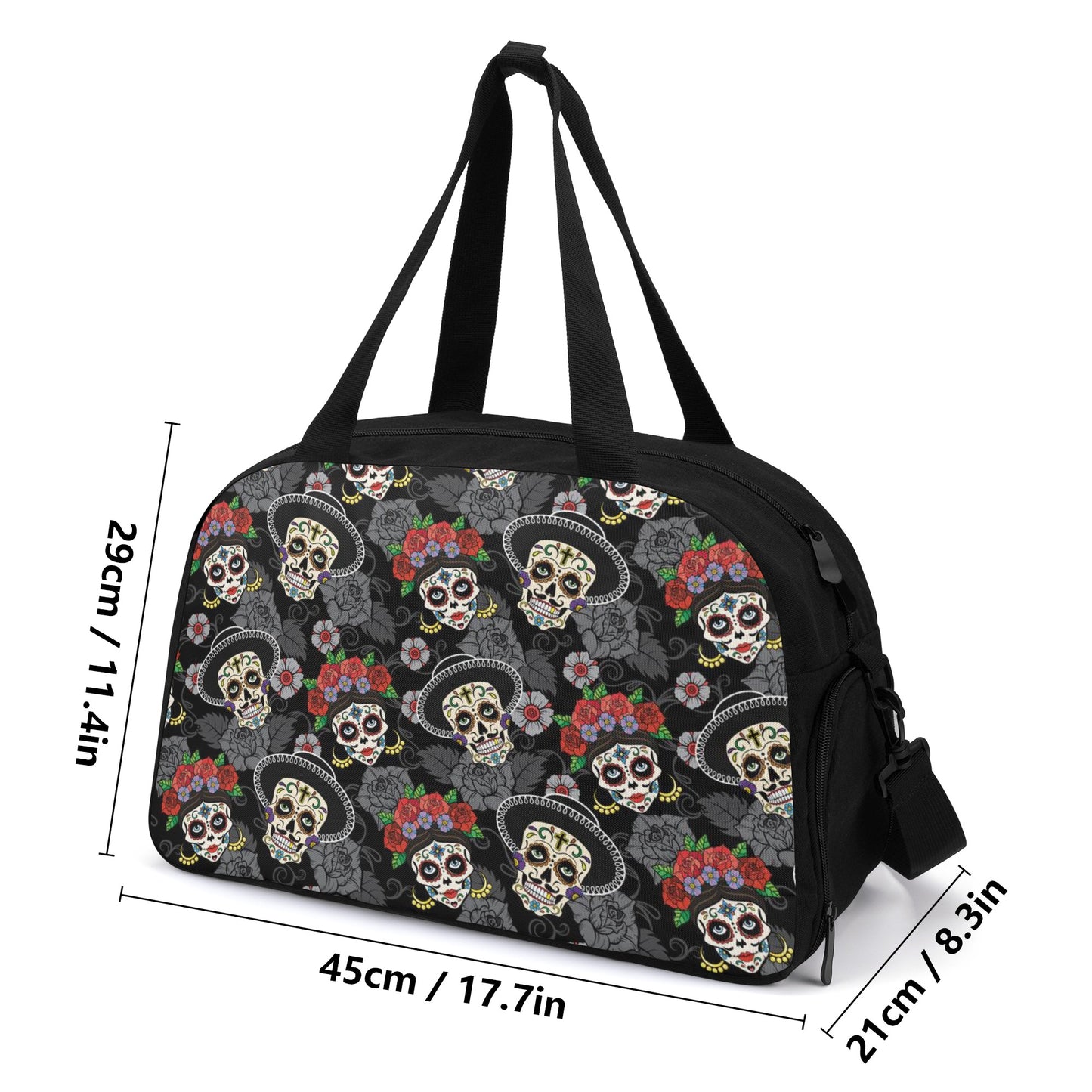 Candy skull Travel Luggage Bag