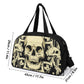 Skull Halloween Travel Luggage Bag