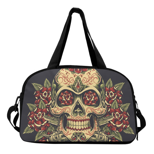Dia de los muertos Mexican Calaveras Travel Luggage Bag
