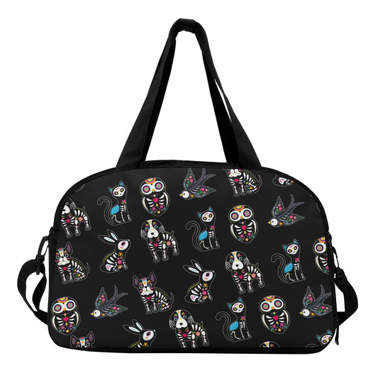 Sugar skull halloween candy skull Travel Luggage Bag