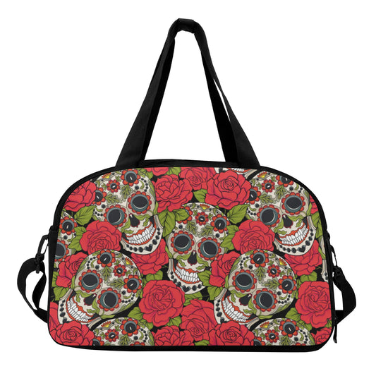 Sugar skull Mexican skull Travel Luggage Bag