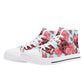 Halloween sugar skull Men's High Top Canvas Shoes With Customized Tongue