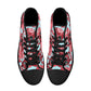 Halloween sugar skull Men's High Top Canvas Shoes With Customized Tongue