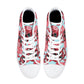 Halloween sugar skull Men's High Top Canvas Shoes With Customized Tongue