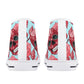 Halloween sugar skull Men's High Top Canvas Shoes With Customized Tongue
