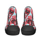 Halloween sugar skull Men's High Top Canvas Shoes With Customized Tongue