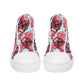 Halloween sugar skull Men's High Top Canvas Shoes With Customized Tongue