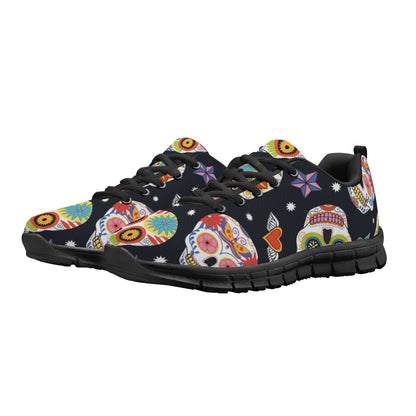 Skull Calaveras candy skull Women's Running Shoes