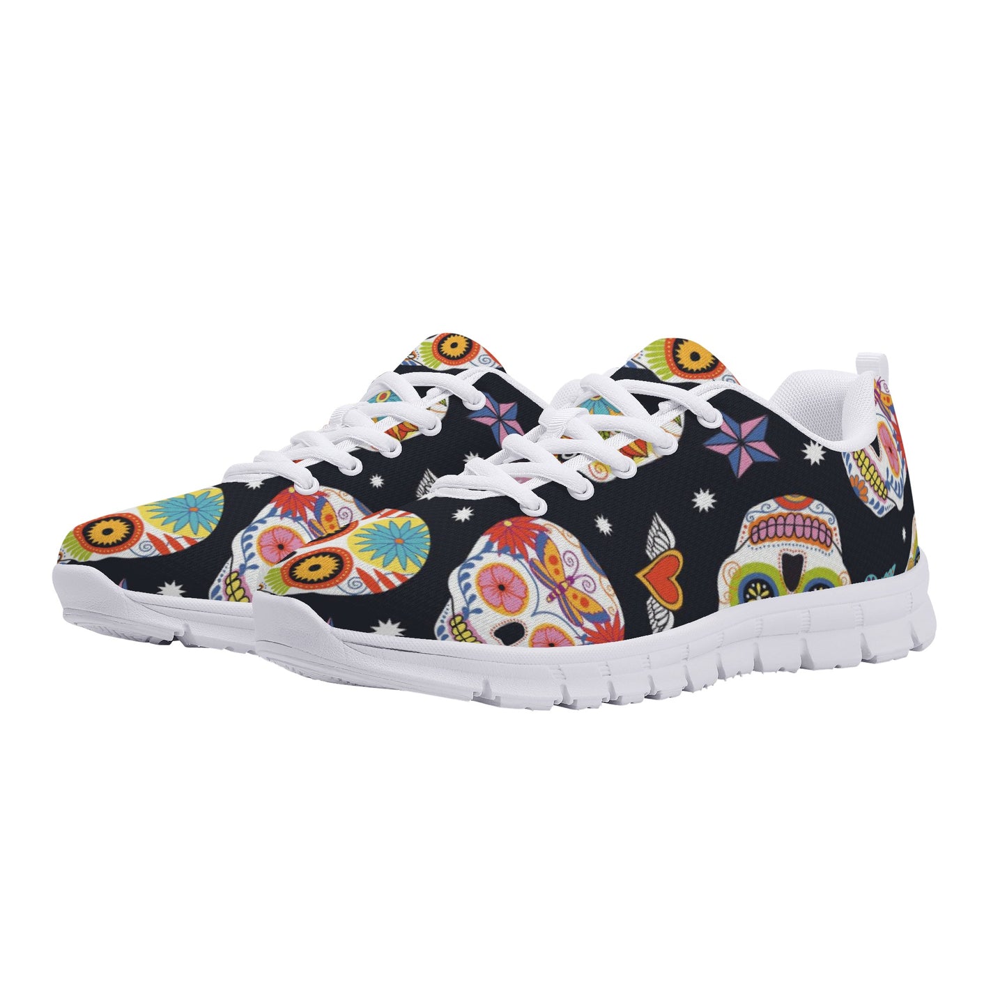 Skull Calaveras candy skull Women's Running Shoes