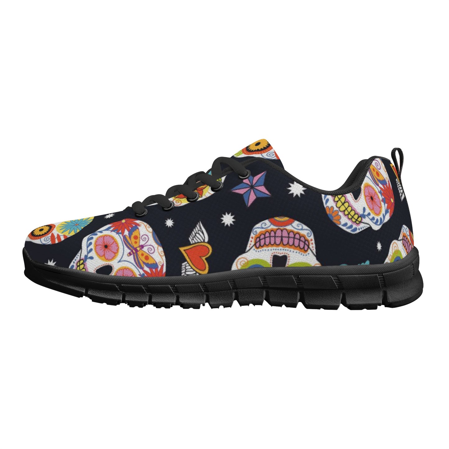 Skull Calaveras candy skull Women's Running Shoes