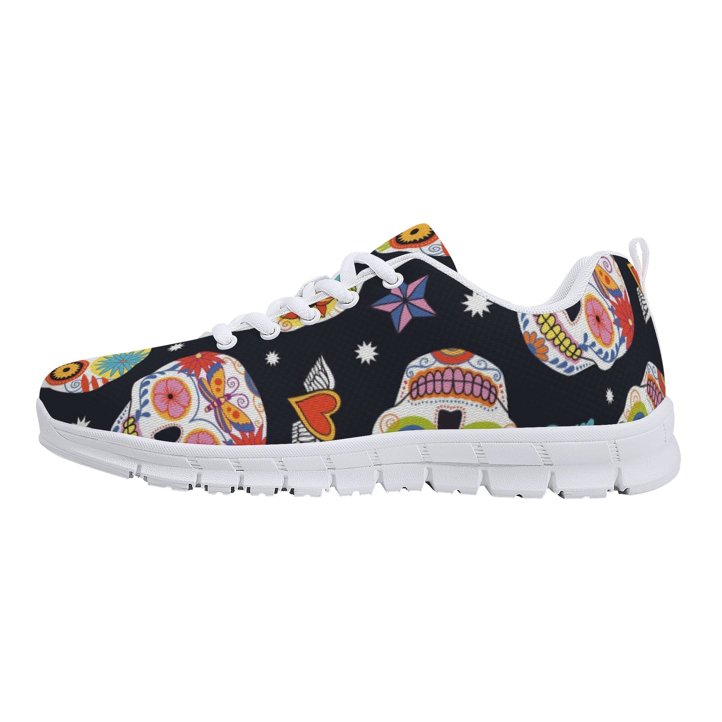 Skull Calaveras candy skull Women's Running Shoes