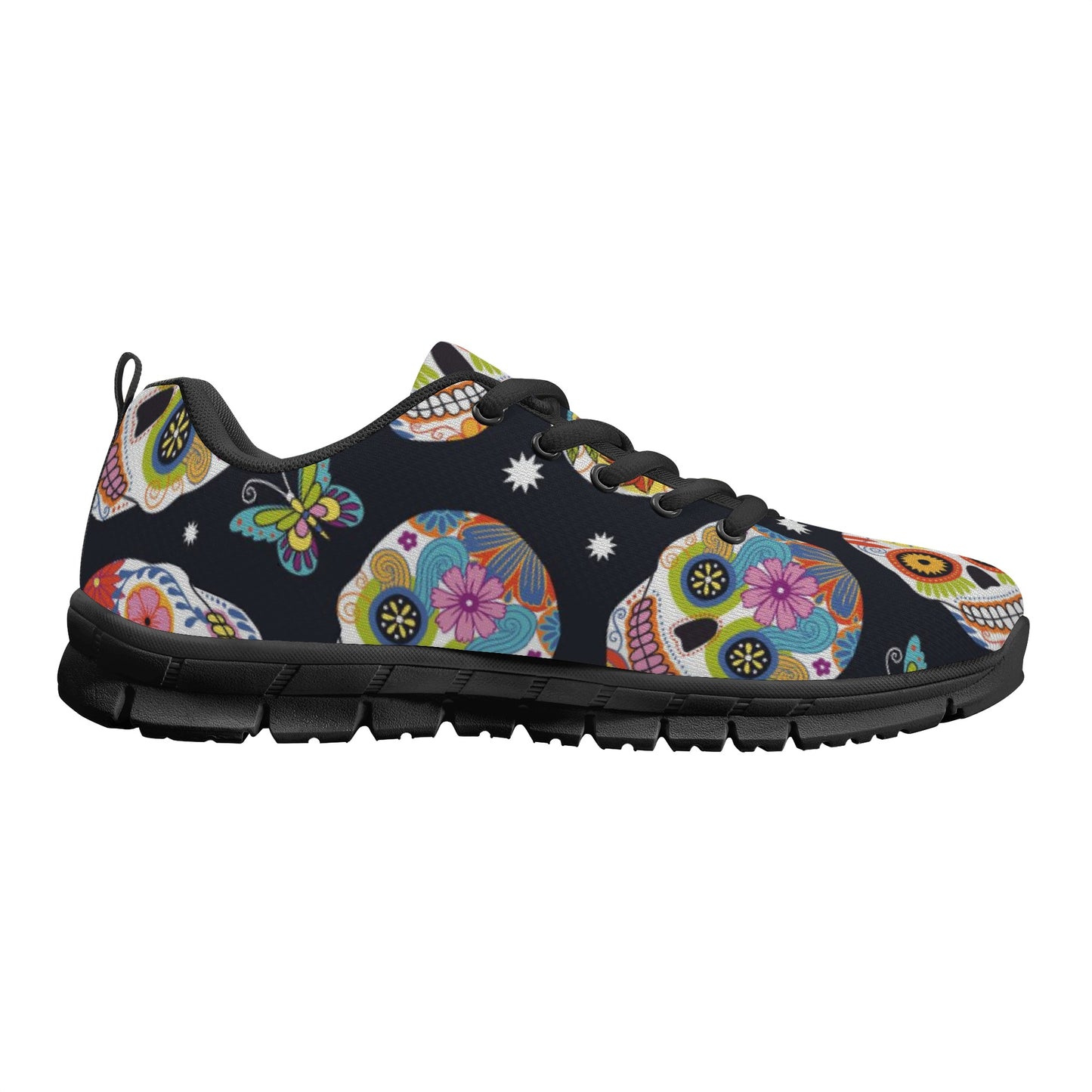 Skull Calaveras candy skull Women's Running Shoes