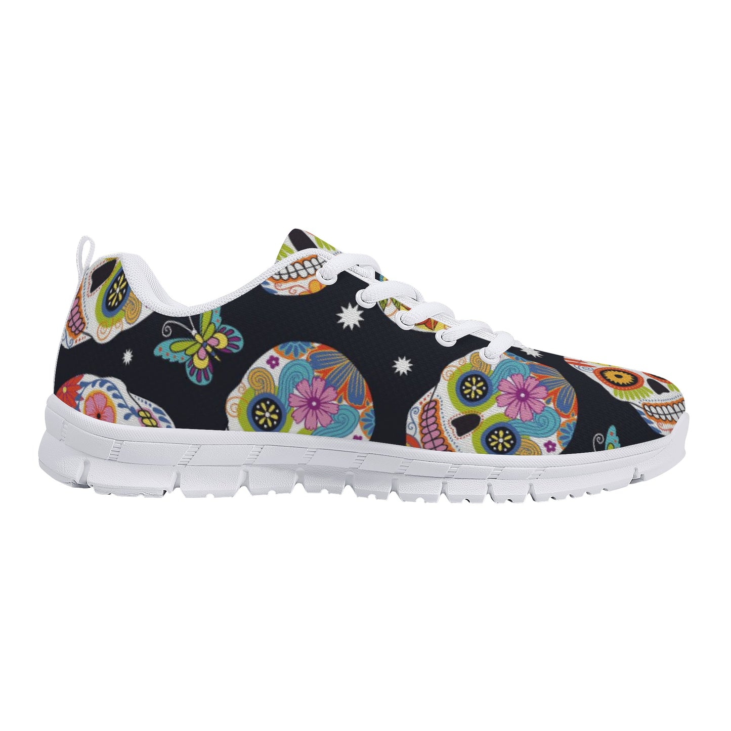 Skull Calaveras candy skull Women's Running Shoes