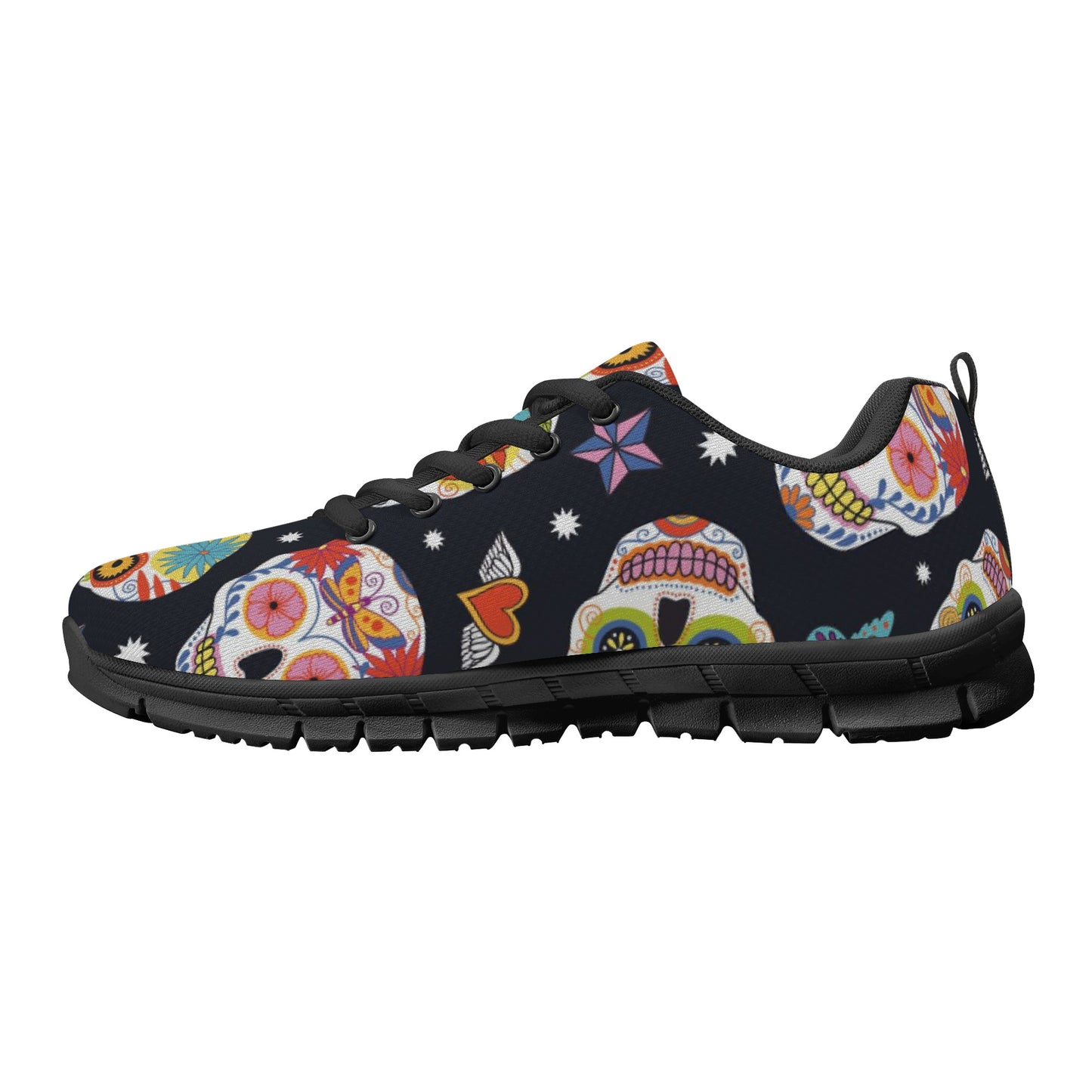 Skull Calaveras candy skull Women's Running Shoes