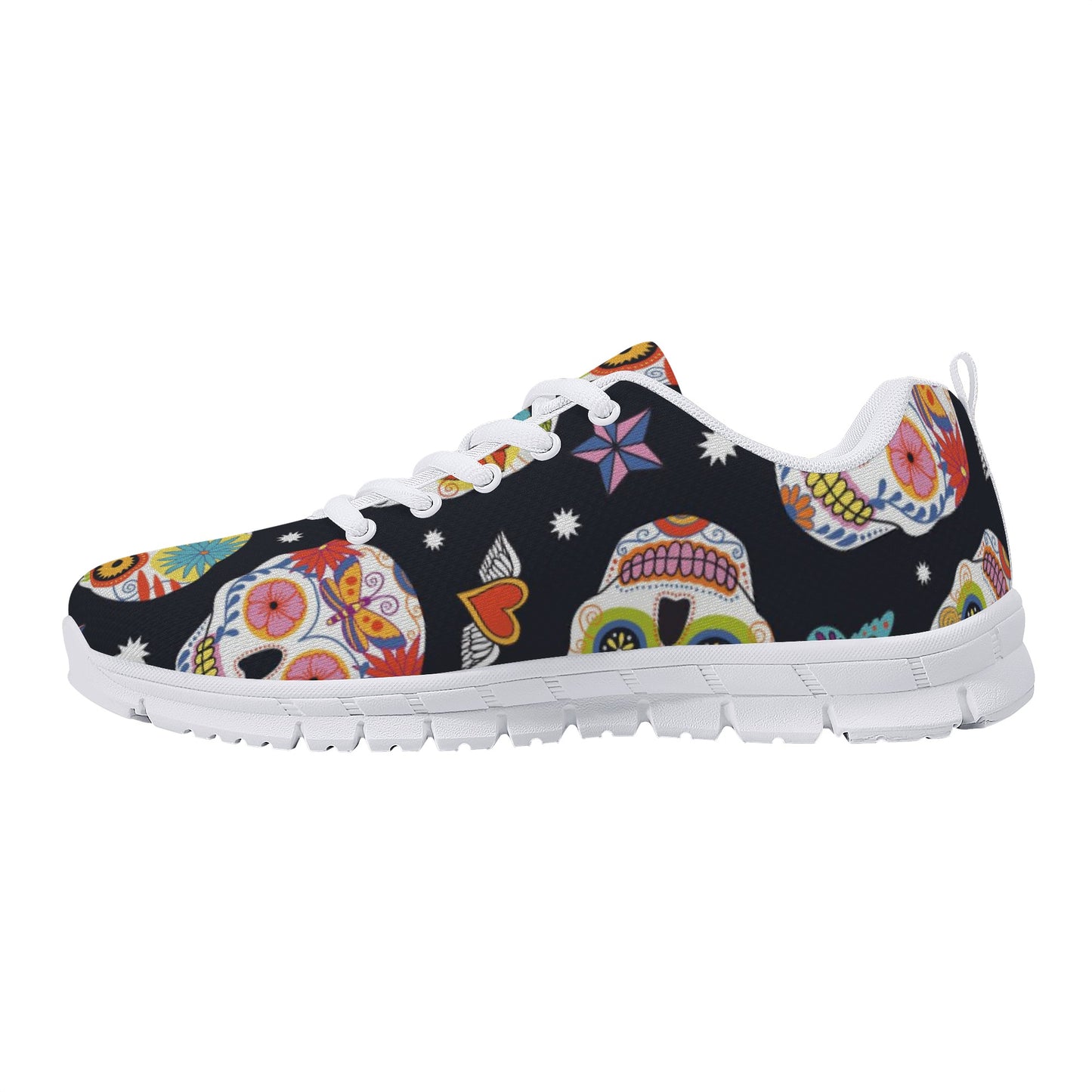 Skull Calaveras candy skull Women's Running Shoes