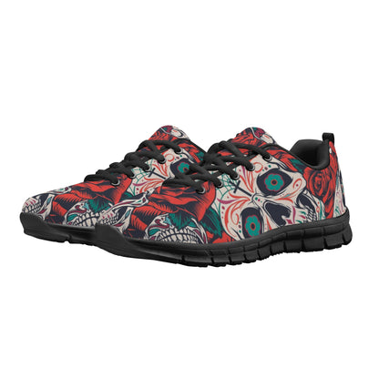 Dia de los muertos candy skulls Women's Running Shoes