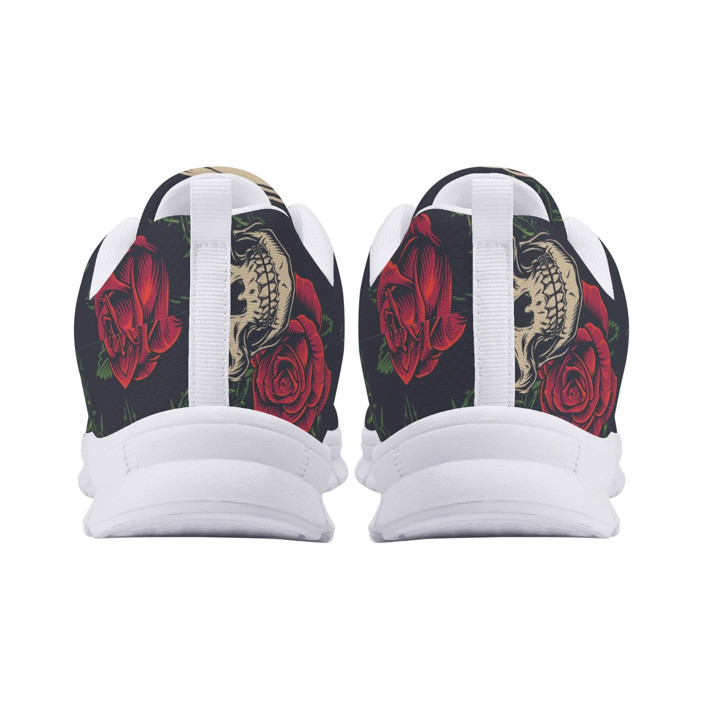 Floral skeleton Halloween grim reaper floral Women's Running Shoes