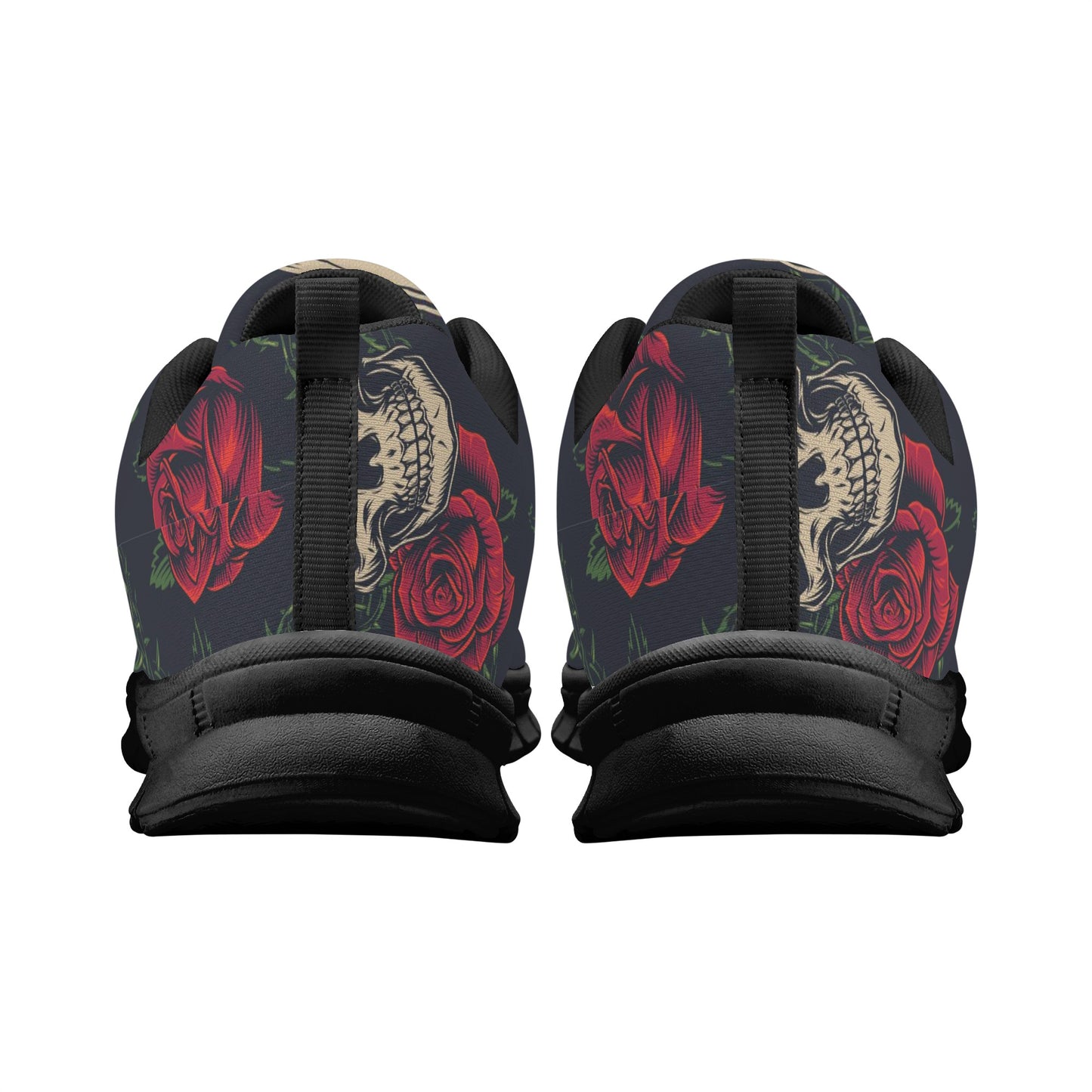 Floral skeleton Halloween grim reaper floral Women's Running Shoes