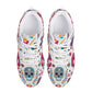 Sugar skull skeleton Halloween Women's Running Shoes