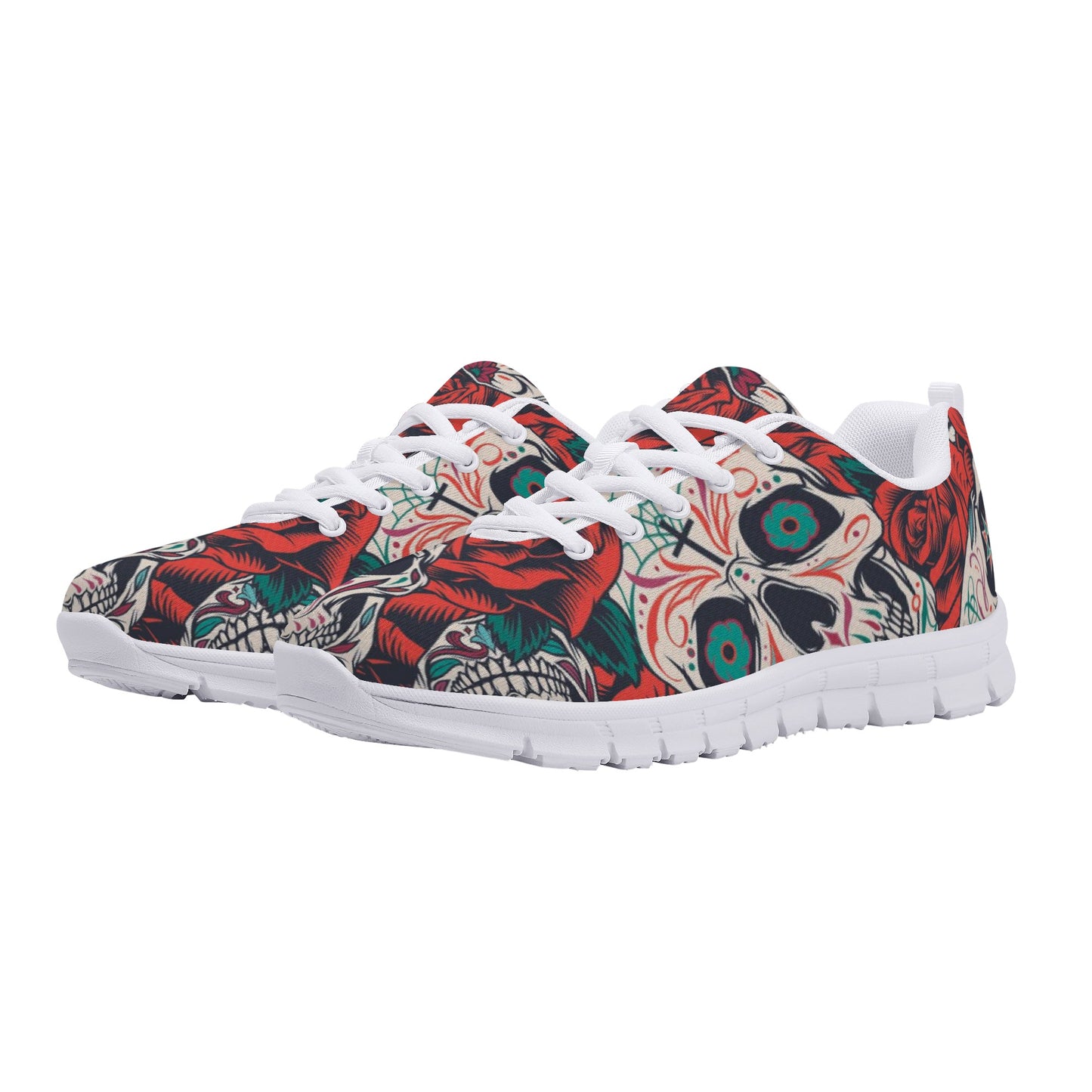 Dia de los muertos candy skulls Women's Running Shoes