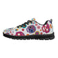 Sugar skull skeleton Halloween Women's Running Shoes