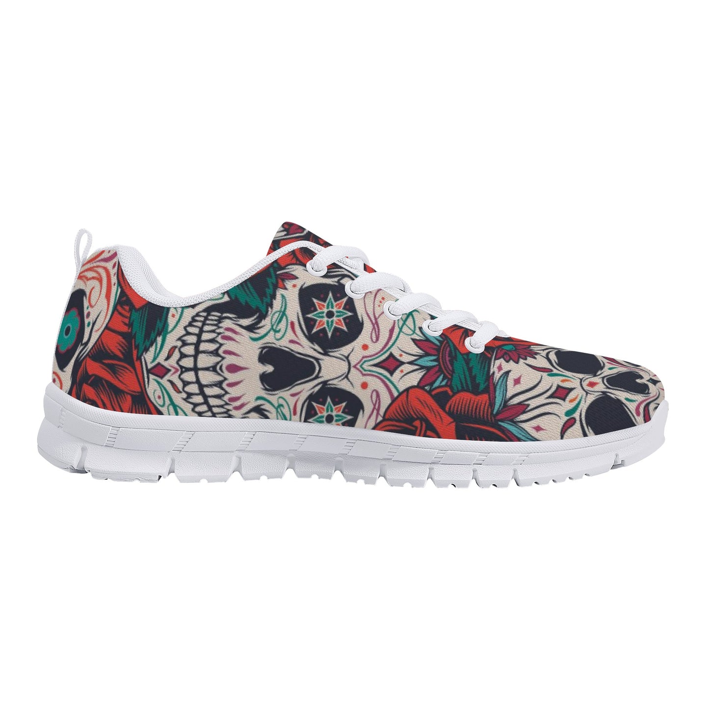 Dia de los muertos candy skulls Women's Running Shoes