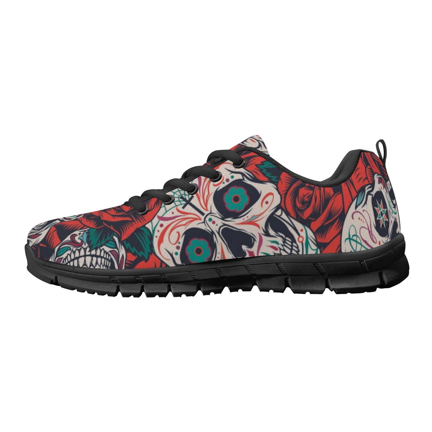 Dia de los muertos candy skulls Women's Running Shoes