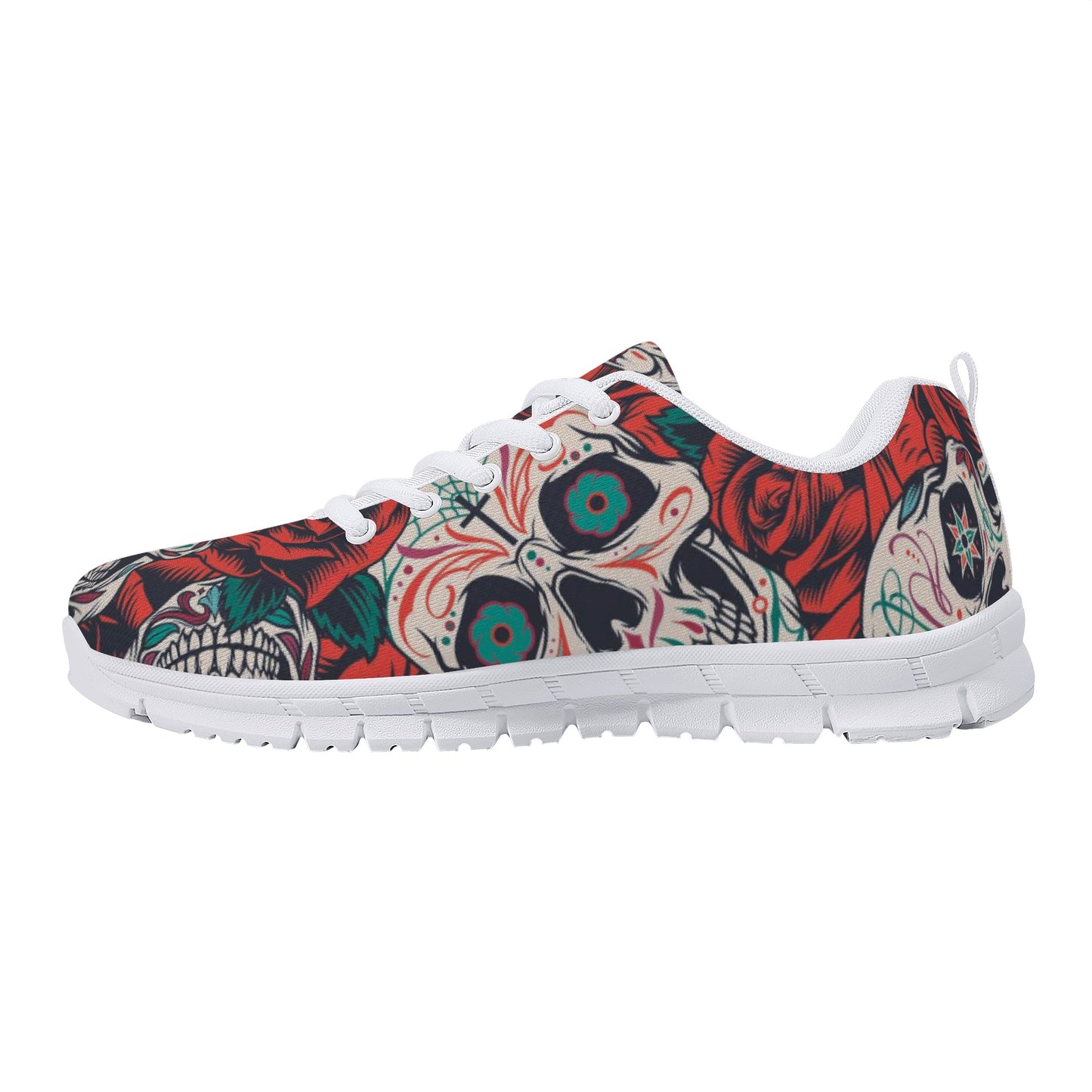 Dia de los muertos candy skulls Women's Running Shoes