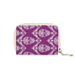 Day of the dead candy skull gothic Zipper Card Holder