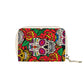 Dia de los muertos Calaveras skull Zipper Card Holder