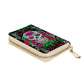 Dream as if you live forever sugar skull Zipper Card Holder