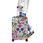 Sugar skull pattern day of the dead Polyester Luggage Cover
