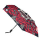 Rose Floral sugar skull pattern Fully Auto Open & Close Umbrella Printing Outside