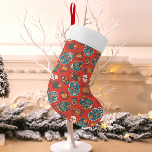 Day of the dead sugar skull Custom Christmas Stockings