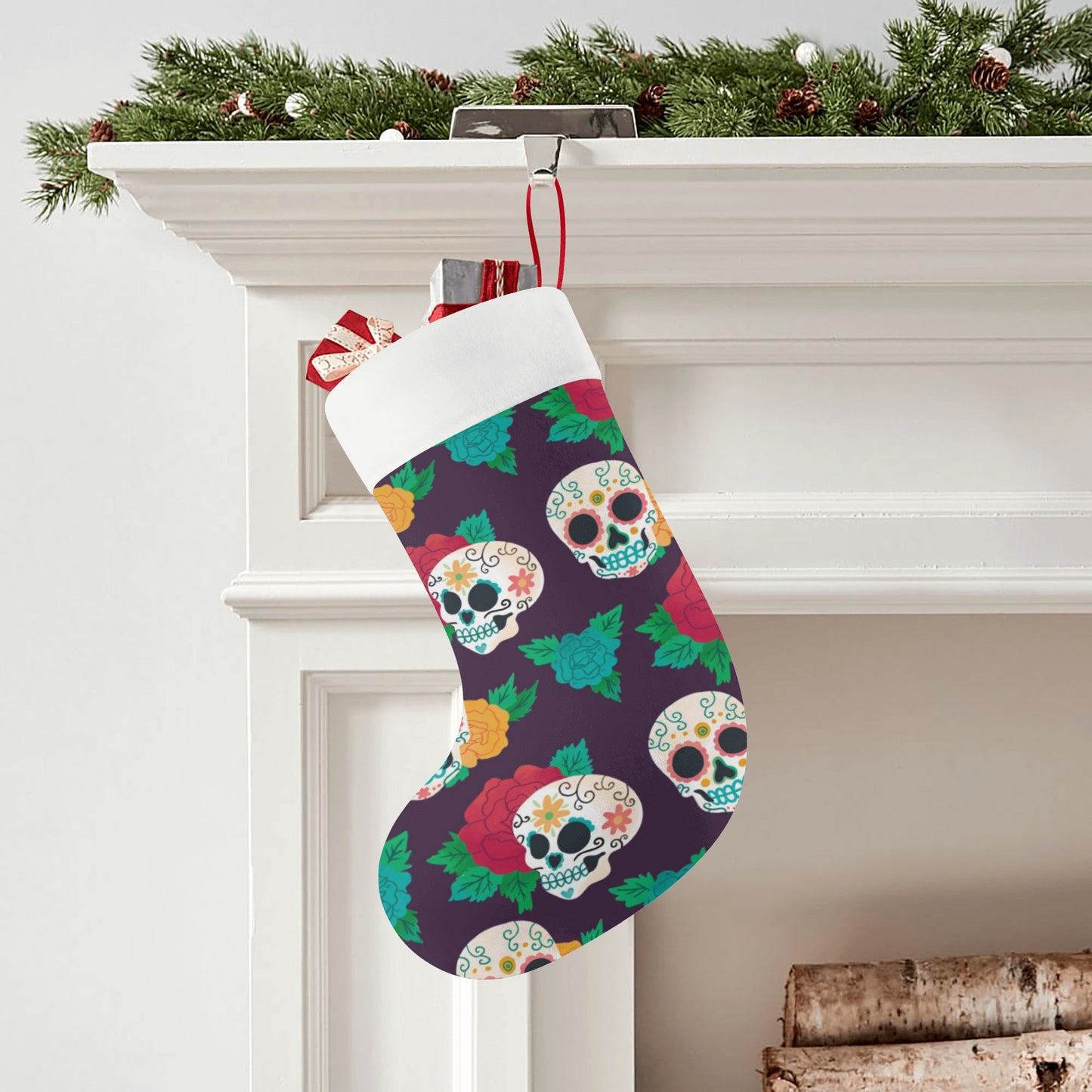 Sugar skull Custom Christmas Stockings