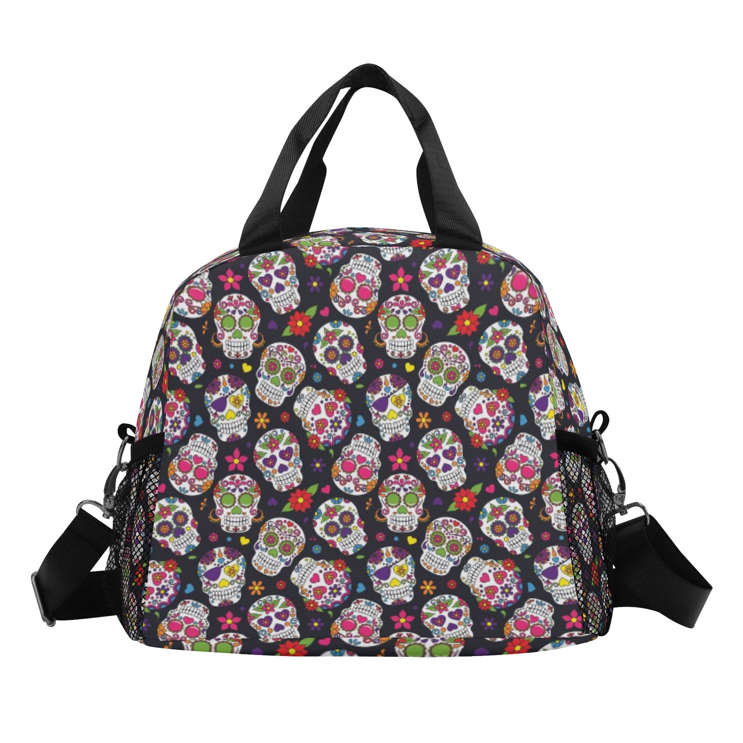 All Calaveras mexican skull pattern Over Printing Lunch Bag
