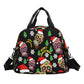 Sugar skull merry christmas Over Printing Lunch Bag