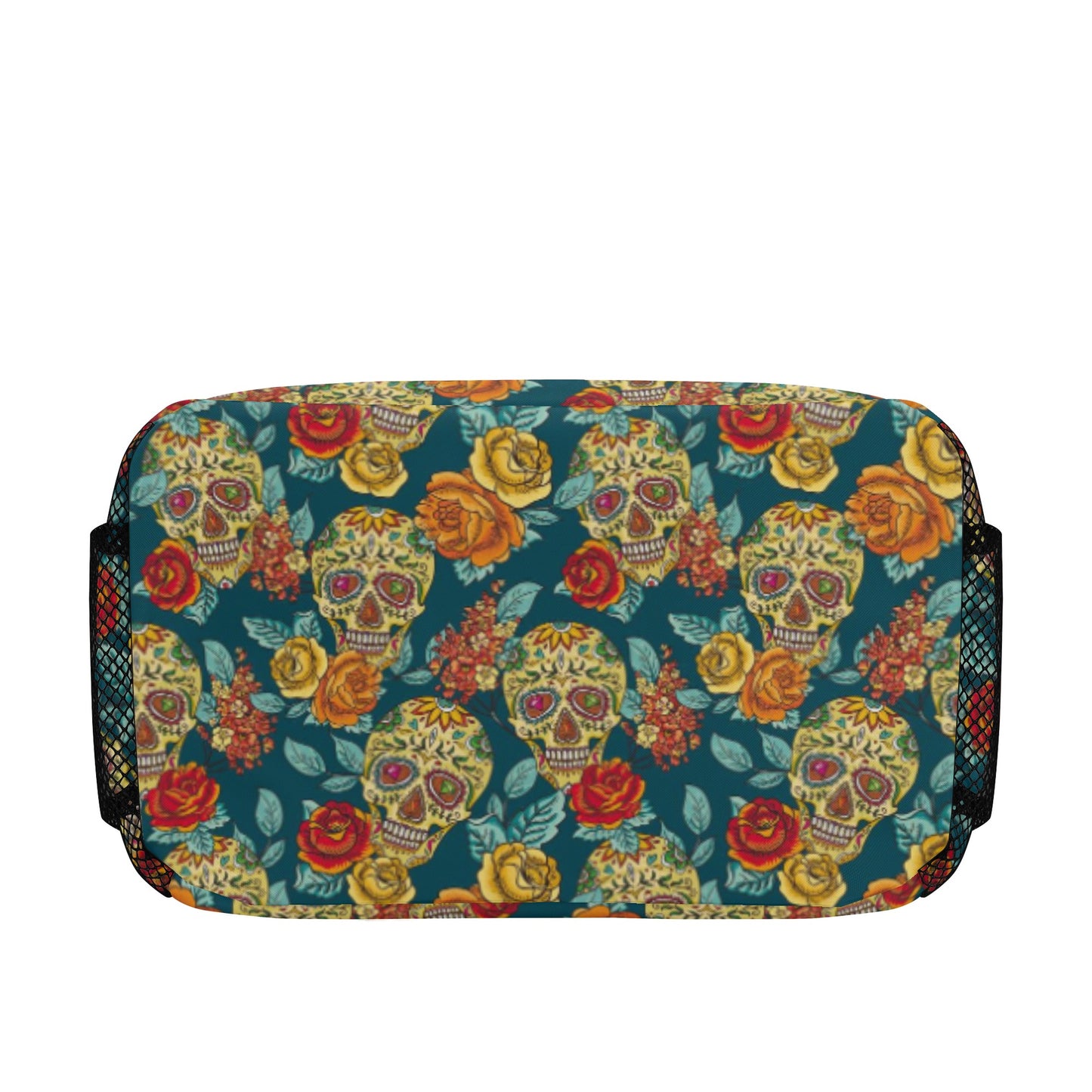 All Floral sugar skull Over Printing Lunch Bag