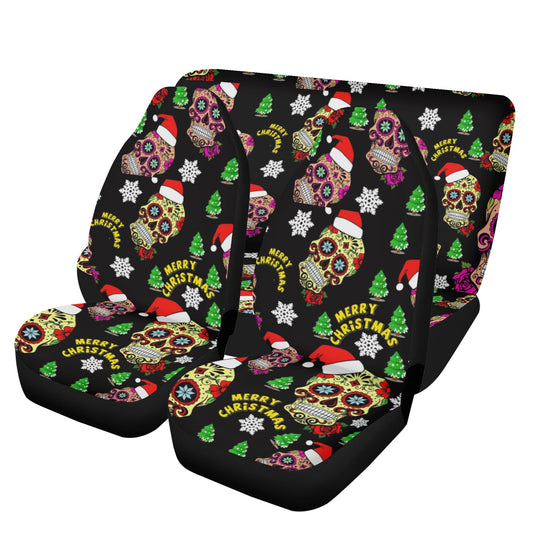 Sugar skull Day of the dead Mexican skull Car Seat Cover Set