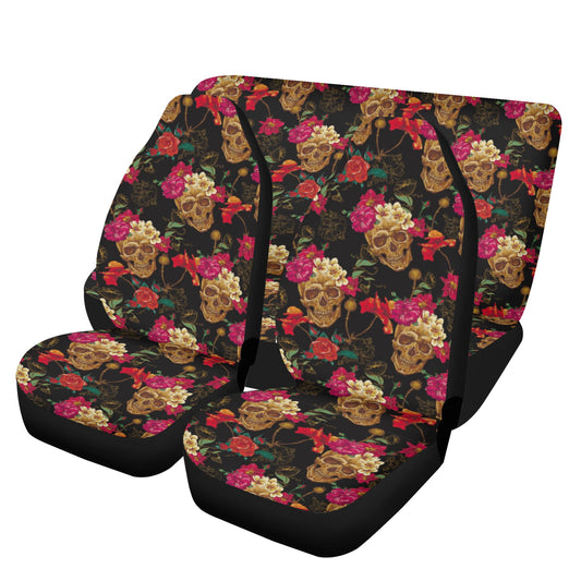 Sugar skull Day of the dead Mexican skull Car Seat Cover Set