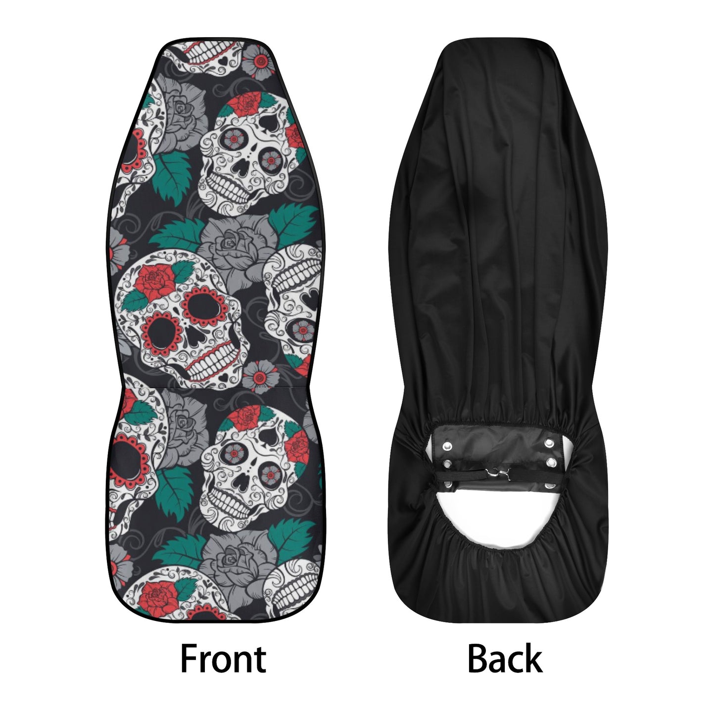 Sugar skull Day of the dead Mexican skull Car Seat Cover Set