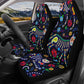 Sugar skull Day of the dead Mexican skull Car Seat Cover Set