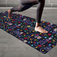 Sugar skull day of the dead Rubber Yoga Mat