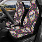 Mexican skull car seat protector cover, mexican skull floor mat for car, mexico car accessories, sugar skull girl truck seat cover, candy sk