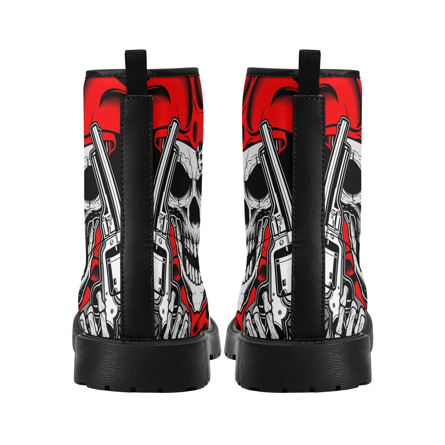 Gothic skull boots, sugar skull boots, Halloween skeleton boots, grim reaper boots